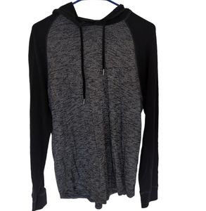 Express hooded, long sleeve shirt.  Men's medium.